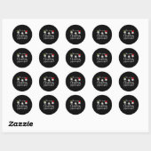 Bunco Kerst Pyjama Dobbelspel Avond Ronde Sticker (Vel)