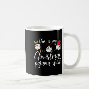 Bunco Kerst Pyjama Dobbelspel Nacht Koffiemok