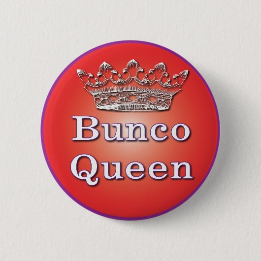 bunco koninginnenknop ronde button 5,7 cm (Voorkant)