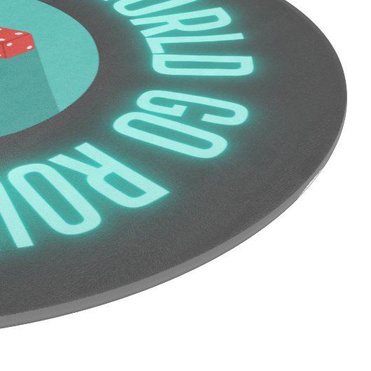 Bunco laat mijn wereld rondgaan snijplank (Hoek)