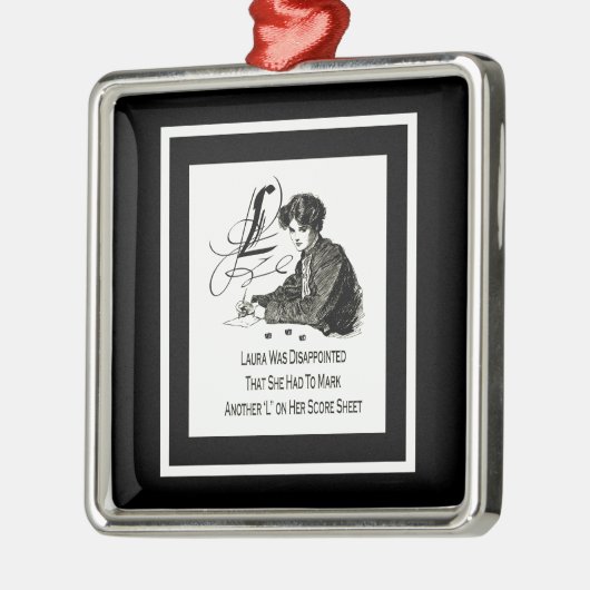 Bunco Loser Metalen Ornament (Links)