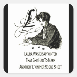 Bunco Loser Vierkante Sticker