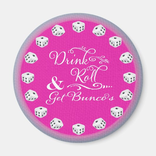 Bunco Magnet - Drink, Roll en Get Bunco's (Voorkant)