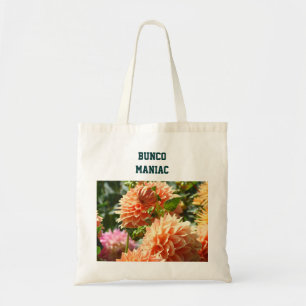 Bunco Maniac Canvas tassen Dahlia Flowers Florals