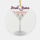 Bunco Martini Cocktail Keramisch Ornament (Voorkant)