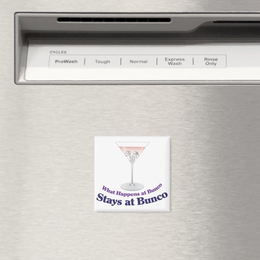 Bunco Martini Cocktail Magneet (Insitu (Vaatwasser))