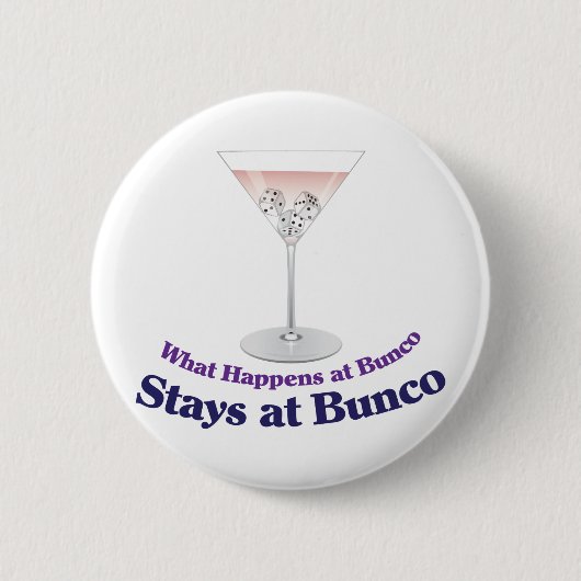 Bunco Martini Cocktail Ronde Button 5,7 Cm (Voorkant)