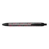Bunco Meisjes Night Out Tally Pink Zwarte Inkt Pen (Achterkant)