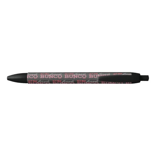 Bunco Meisjes Night Out Tally Pink Zwarte Inkt Pen (Achterkant)