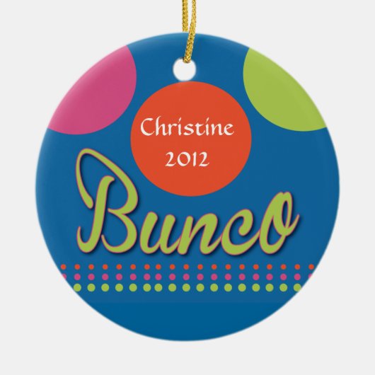 Bunco met Stippen Ornament (Voorkant)
