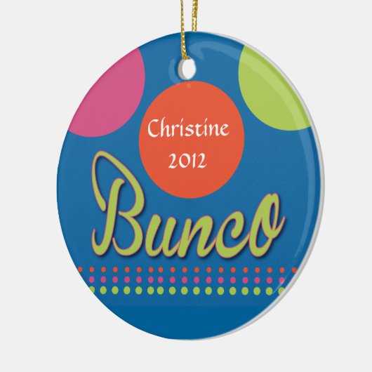 Bunco met Stippen Ornament (Links)
