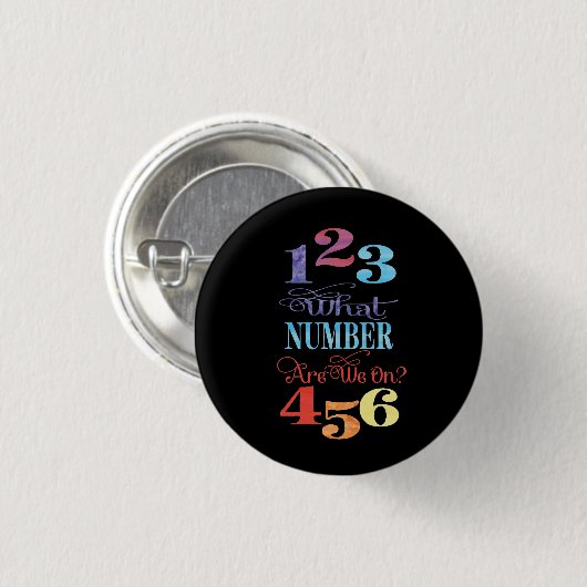 Bunco Modern Typografie... ....................... Ronde Button 3,2 Cm (Voorkant /achterkant)