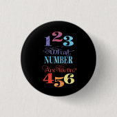 Bunco Modern Typografie... ....................... Ronde Button 3,2 Cm (Voorkant)