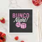 Bunco Napkins Bunco Night Party Decorations Servet (Insitu)