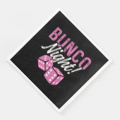 Bunco Napkins for Bunco Night Party Decorations Servet (Hoek)