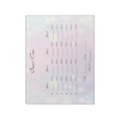 Bunco Night-blad Notitieblok (Linkerzijde)