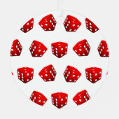 Bunco Night Player Metalen Ornament (Achterkant)