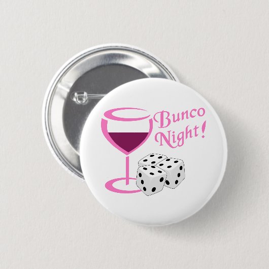 Bunco Night Ronde Button 5,7 Cm (Voorkant /achterkant)