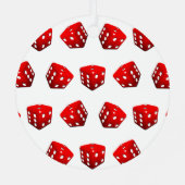 Bunco Night Speler Metalen Ornament (Achterkant)