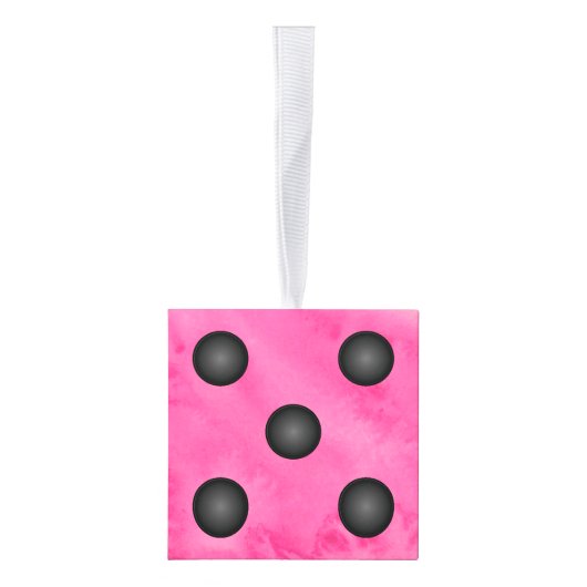 Bunco of Bunko Monogrammed Kerstdice Ornament (Rechts)