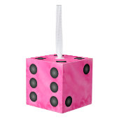 Bunco of Bunko Monogrammed Kerstdice Ornament (Achter hoekig)