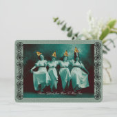 Bunco Oktober Halloween Uitnodiging (Staand voorkant)