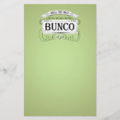  Bunco-ontwerp Briefpapier (Voorkant)