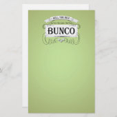 Bunco-ontwerp Briefpapier (Voorkant / Achterkant)