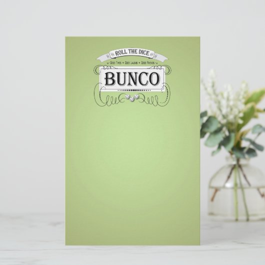  Bunco-ontwerp Briefpapier (Staand voorkant)