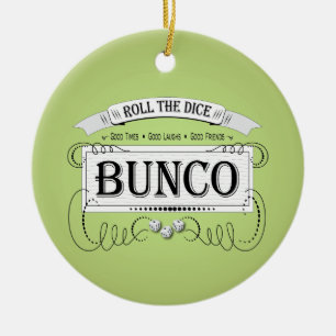  Bunco-ontwerp Keramisch Ornament