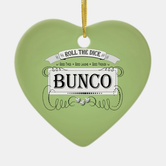 Bunco-ontwerp Keramisch Ornament (Voorkant)