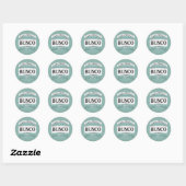 Bunco-ontwerp Ronde Sticker (Vel)