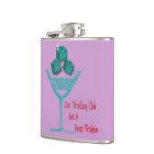 Bunco - onze Drink club heeft een Bunco probleem Heupfles (Links)