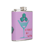 Bunco - onze Drink club heeft een Bunco probleem Heupfles (Rechts)