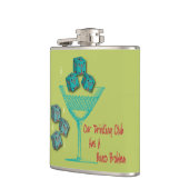 Bunco - onze Drink club heeft een Bunco probleem Heupfles (Links)