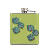 Bunco - onze Drink club heeft een Bunco probleem Heupfles (Achterkant)