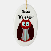 Bunco Owl - Het is een Hoot" Keramisch Ornament (Rechts)