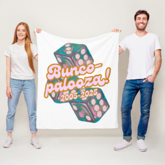 Bunco-palooza Blanket Fleece Deken