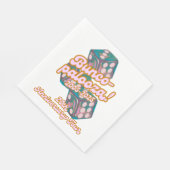 Bunco-palooza napkins servet (Hoek)