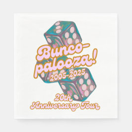Bunco-palooza napkins servet