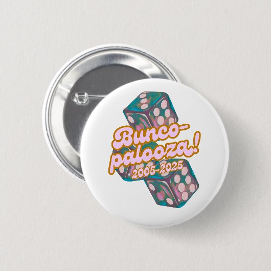 Bunco-palooza! Ronde Button 5,7 Cm (Voorkant /achterkant)