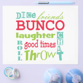 Bunco Paper Placemat Flyer (Enkel)