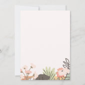 Bunco Party Girls Night Out Floral Modern Script Kaart (Achterkant)