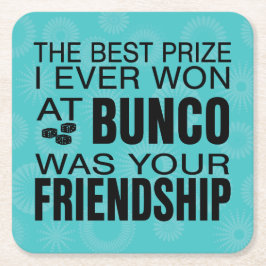 Bunco Party Girls Night Out Friend Prize Kartonnen Onderzetters