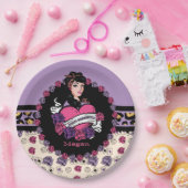 Bunco, Pin-up, Rock-A-Billy Papieren Bordje (Feest)