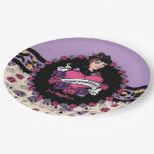 Bunco, Pin-up, Rock-A-Billy Papieren Bordje (Gekanteld)