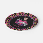 Bunco, Pin-up, Rock-A-Billy Papieren Bordje (Gekanteld)