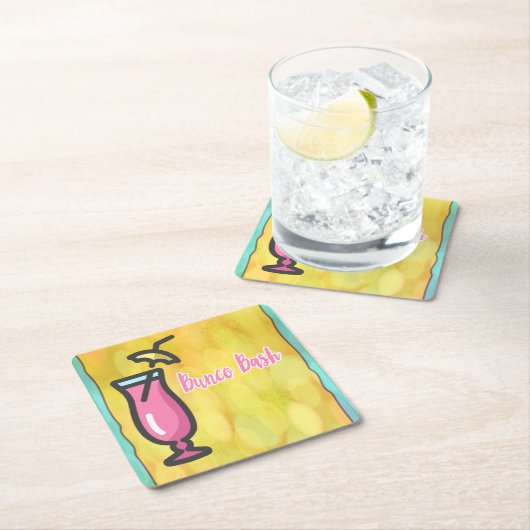 Bunco Pink Drink Bunco Bash Onderzetter (Insitu)