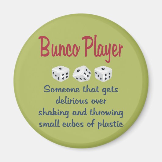 Bunco Player -Definition Magneet (Voorkant)