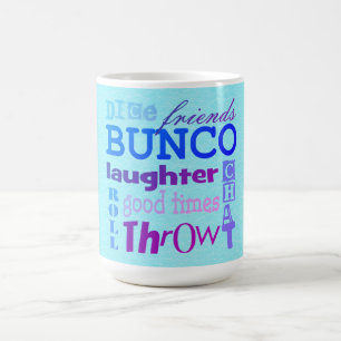 Bunco Player Dice Friends Koffiemok